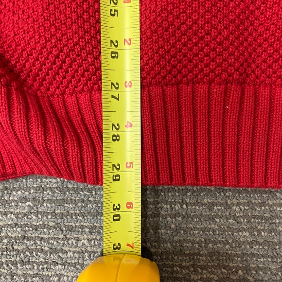 Holebrook Sweden Men's Windproof Classic Sweater Red 1/4 Zip Size XL Pullover - Picture 16 of 16